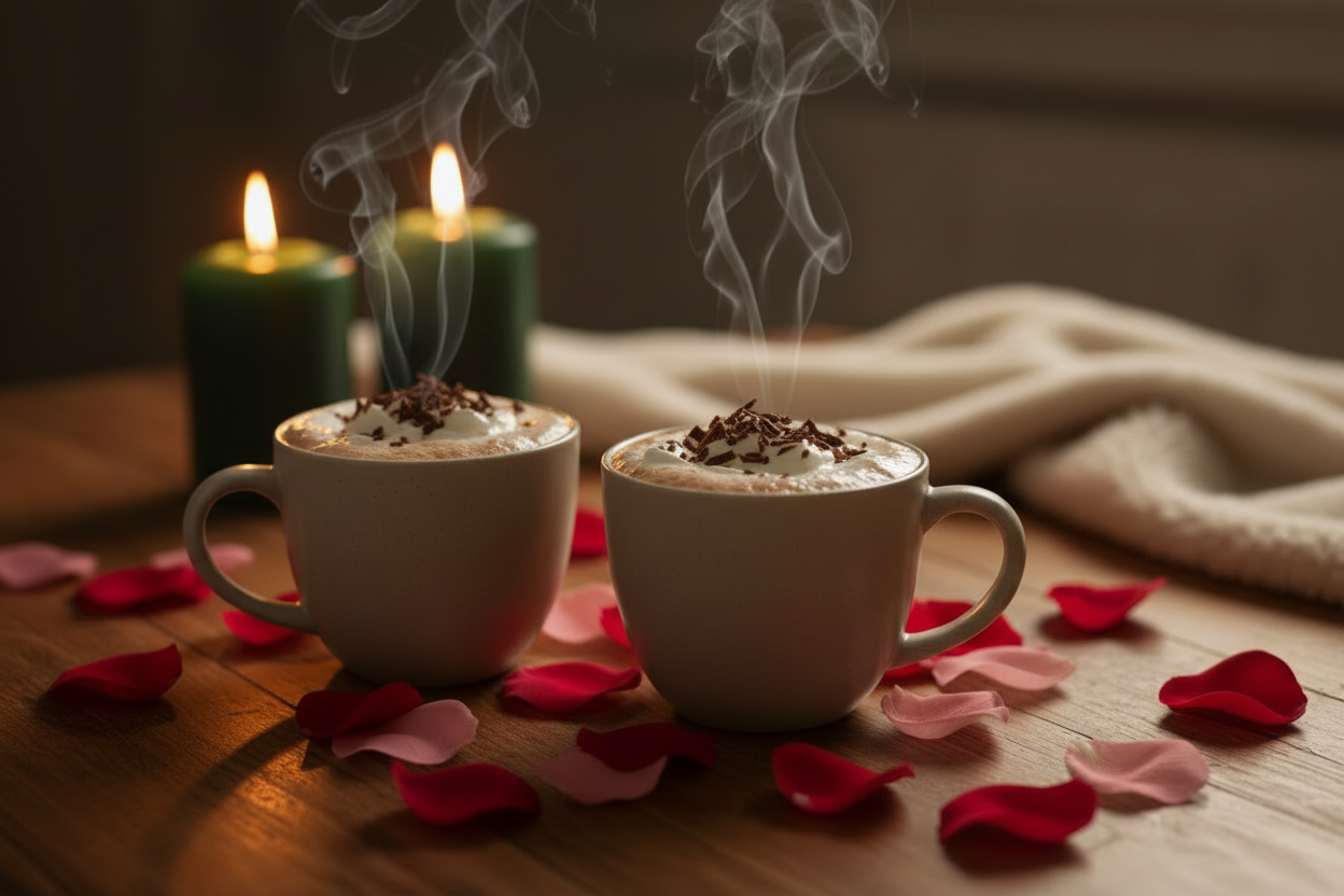 make the candles dark green